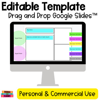 Preview of Editable Google Slides™ Digital Drag & Drop Templates