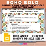 Editable Google Slides Templates | Boho Bold Theme