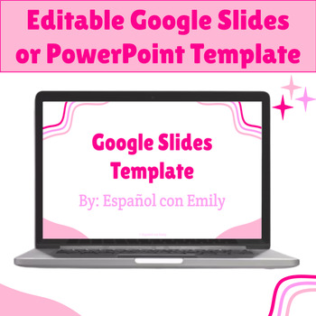 Preview of Pink Editable Google Slides Template for February & Valentine’s Day