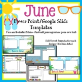 Editable! Google Slides and Power Point Templates Agenda J