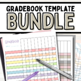 Editable Gradebook Template Bundle