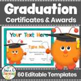 Editable Graduation Certificates | End of the Year Awards 