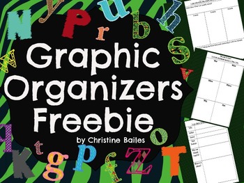 Preview of Editable Graphic Organizer Freebie