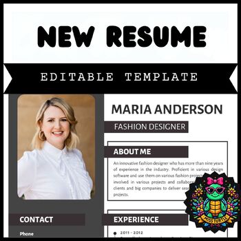 Preview of Editable Grey Modern Resume Templates for Google 2024