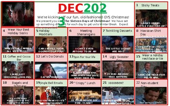 Preview of Editable Griswold 12 days of Christmas