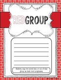 Guided Reading Group Organization (Editable )
