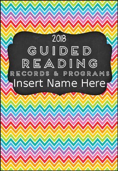Preview of Editable Guided Reading Records and Program Folder