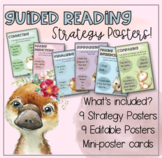 Editable Guided Reading Strategy Posters | Australian Anim