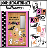 Editable Halloween Door Decorating Kit
