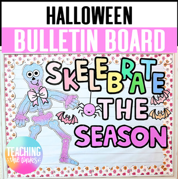 Preview of Editable Halloween October Fall Bulletin Board