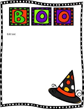 Editable Halloween Party Letter by Teach Kids Drink Coffee TpT