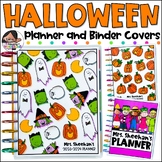 Editable Halloween Planner Covers