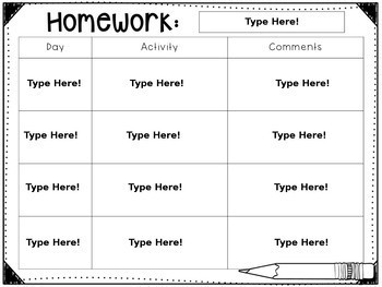 homework lyx template