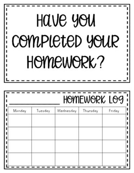 homework logs