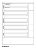 Editable Homework Planner