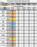 Editable I-Ready Math Diagnostic Data Recording Sheet