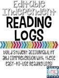 Editable Independent Reading Logs
