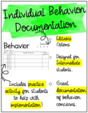 Editable Individual Behavior Documentation {Intermediate}