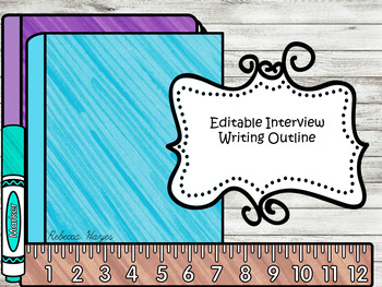 Preview of Editable: Interview Writing Outline