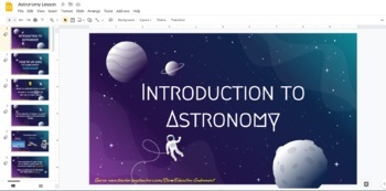 Preview of Editable: Introduction to Astronomy