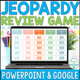 Jeopardy Review Game Show Template | Editable Interactive 