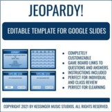 Editable Jeopardy! Template for Google Slides - Completely
