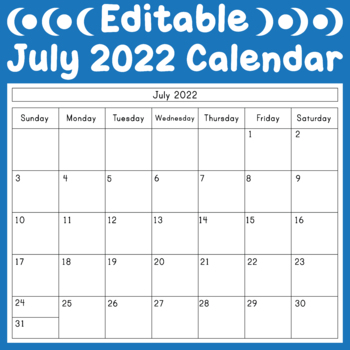 july calendar 2022 template