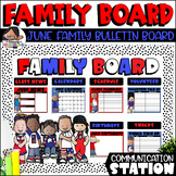 Editable July Family Board | Ultimate Communication Station