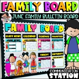 Editable June Family Board | Two Themes Included!