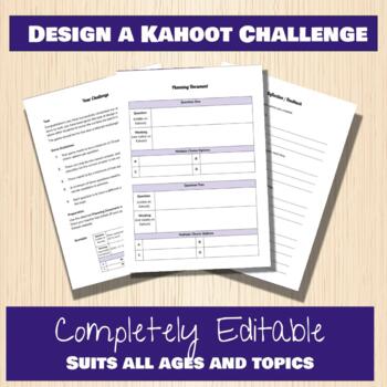 Preview of Editable Kahoot Challenge / Assessment