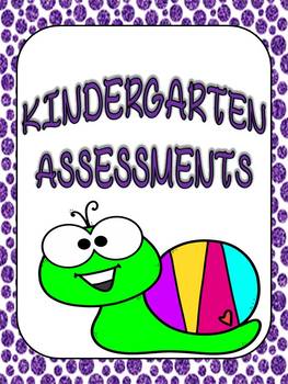 Preview of Editable Kindergarten Assessment Book and Report Card