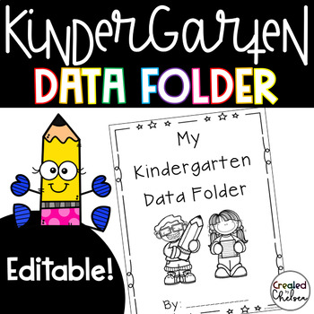 Preview of Kindergarten Data Folder- Editable