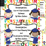 Editable Kindergarten Diplomas & Graduation Invitation and