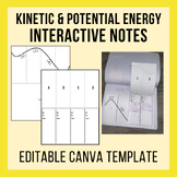 Editable! Kinetic & Potential Energy Roller Coaster - Inte