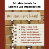 Editable Lab Supply Labels