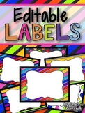 Editable Labels