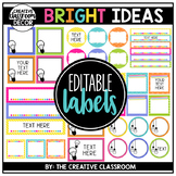 Editable Labels - Bright Ideas