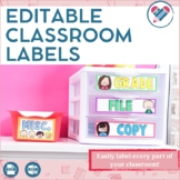 Editable Labels - Label Everything In Your Classroom