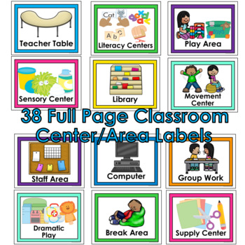 Infant Classroom Labels by The Early Childhood Classroom