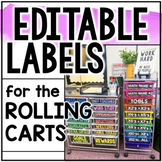 Editable Labels for the 10-Drawer Cart