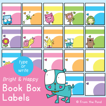 Editable Labels for the Classroom | Book Boxes or Containers by From ...