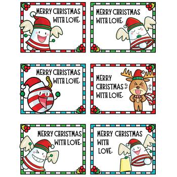 Editable Lables - Christmas Gift Tags With Elf &.. - From Teacher To 