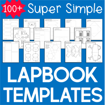 Preview of Lapbook Templates (Editable!)