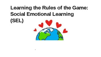 Preview of Learning the Rules of the Game:Social Emotional Learning (SEL)-Editable Resource