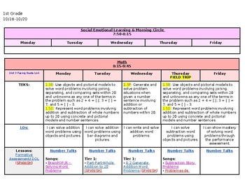 Preview of Editable: Lesson Plan Template (All Subjects)