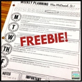Editable Lesson Plan Template for SLPs and Special Educators