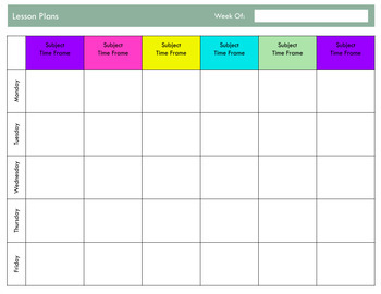 Lesson Plan Templates | Editable in Google Slides by Online knowledge ...