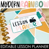 Editable Lesson Planner for 2023 - 2024 - Printable - Mode