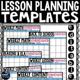 Lesson Plan Template | Editable and Landscape