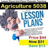 Editable Lesson Plans for Agriculture  5038 Unit Plans The